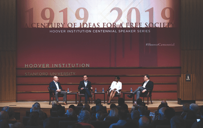 H. R. McMaster, Larry Diamond, Ayaan Hirsi Ali, and Niall Ferguson
